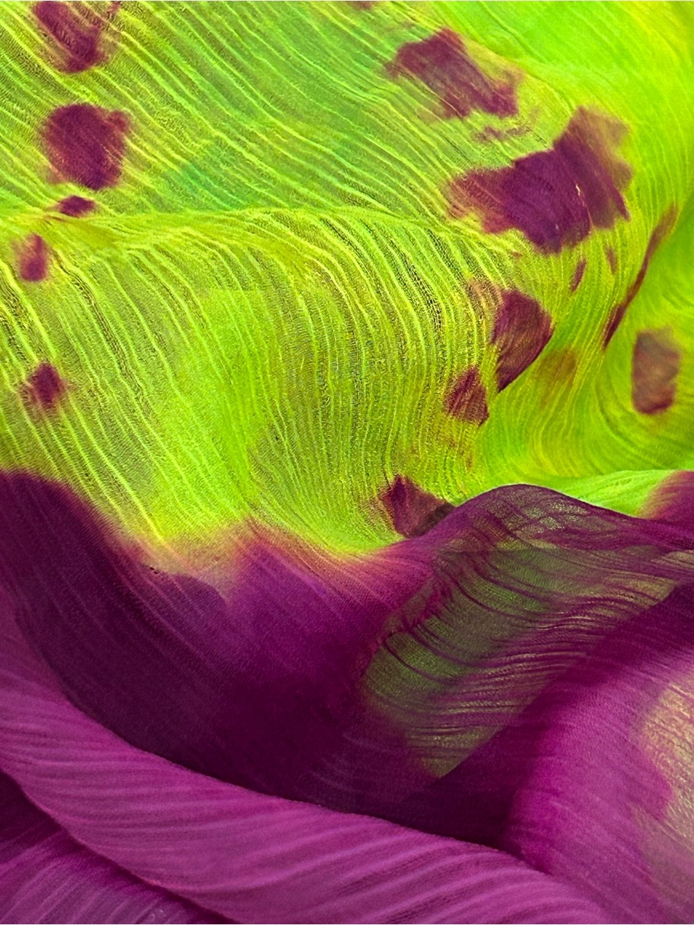 Beautiful Raj silk scarf - Picture 4 of 4